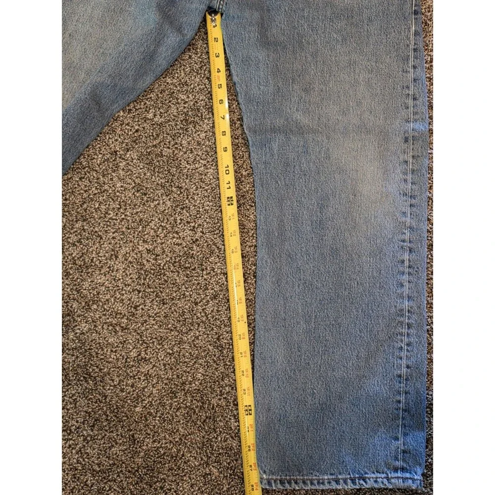 Vintage Levis 501 Blue Jeans 40x30 Straight Leg Button Fly Guatemala Y2K 90s